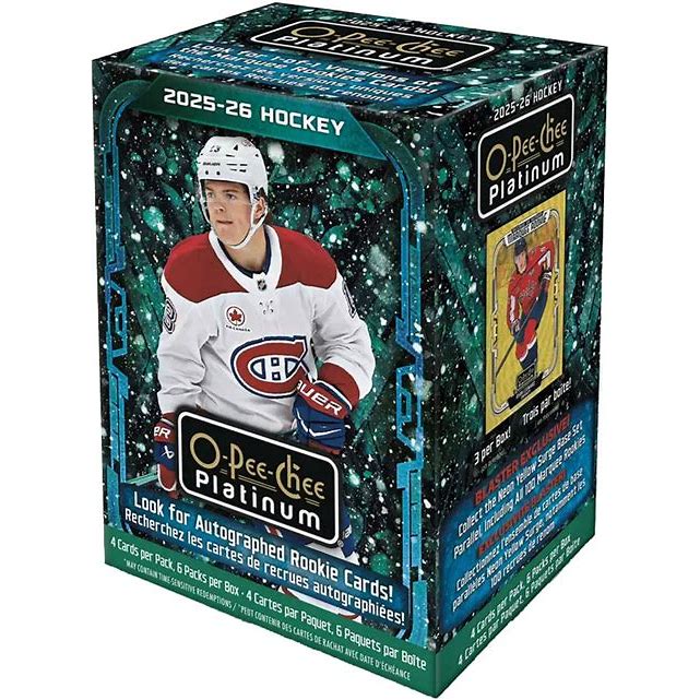 2026 Upper Deck OPC Platinum Hockey Blaster Toy