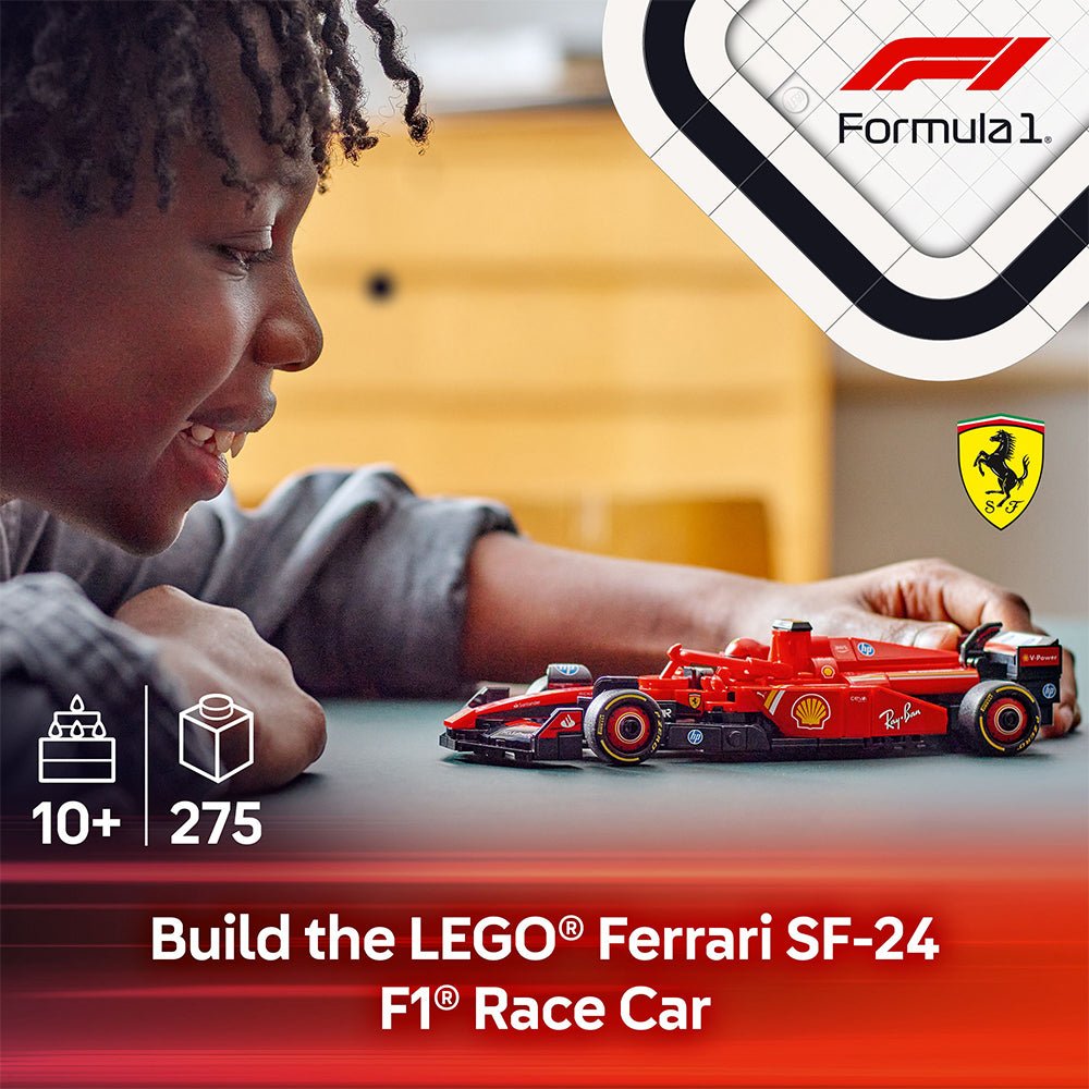LEGO® Speed Champions Ferrari SF24 F1 Race Car77242 Toy - Image 3
