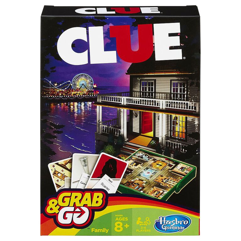Hasbro Grab & Go Clue Puzzle