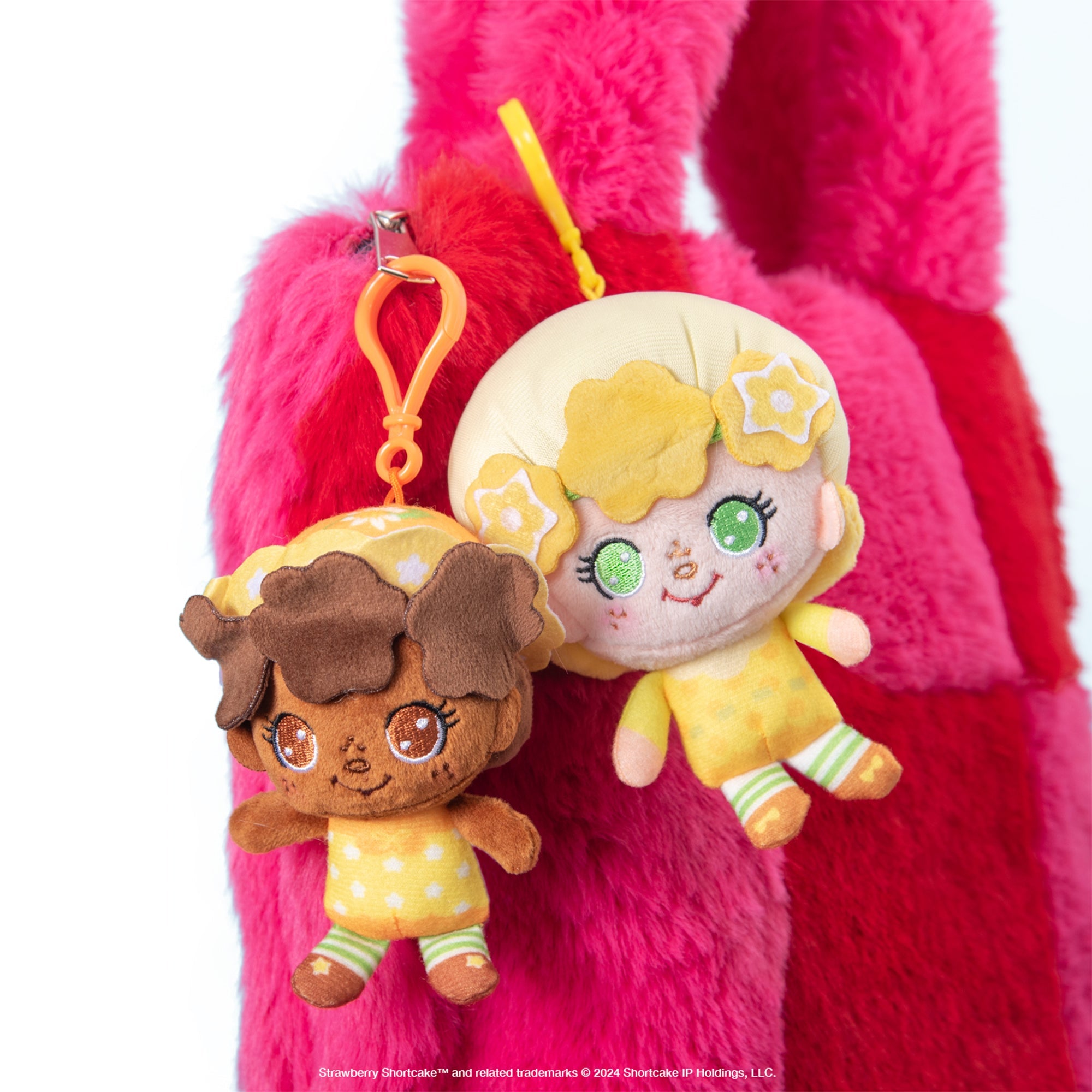Strawberry Shortcake - Plush Backpack Clips - Lemon Meringue Toy - Image 4