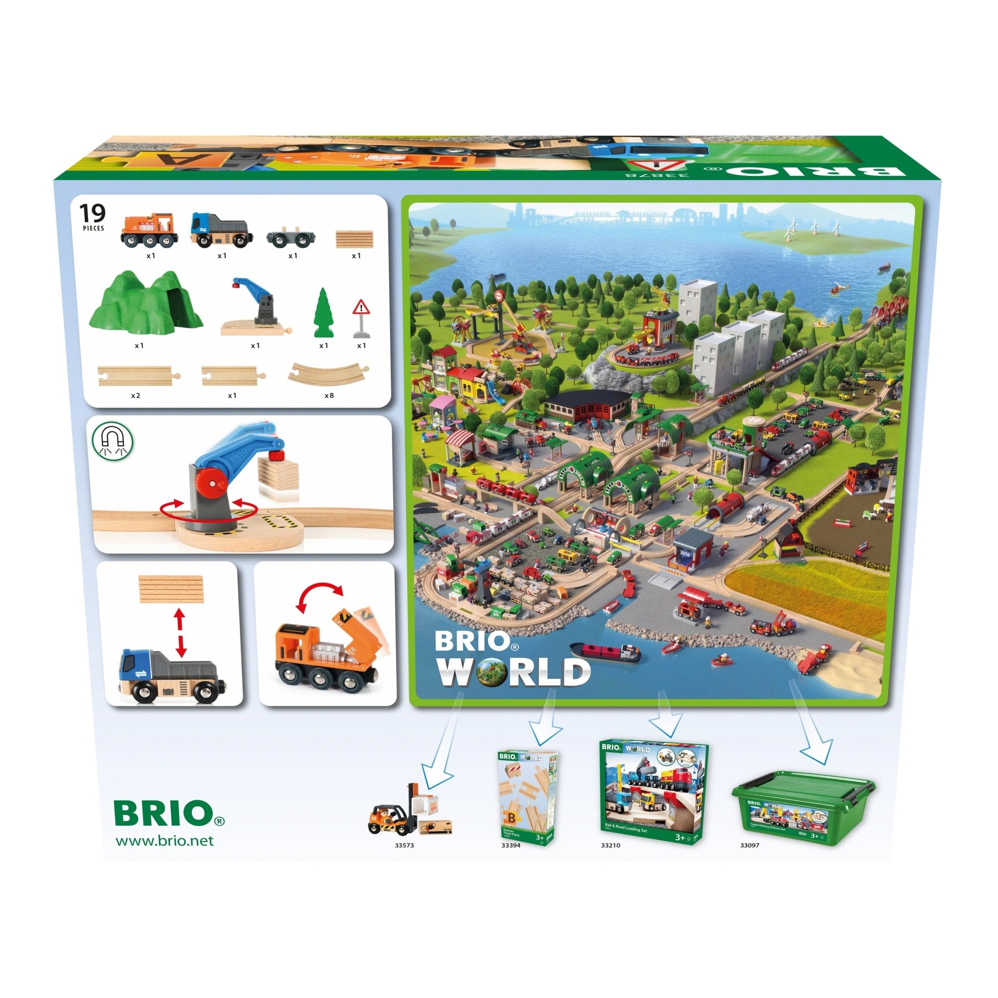 Brio Starter Lift & Load Set Toy - Image 4