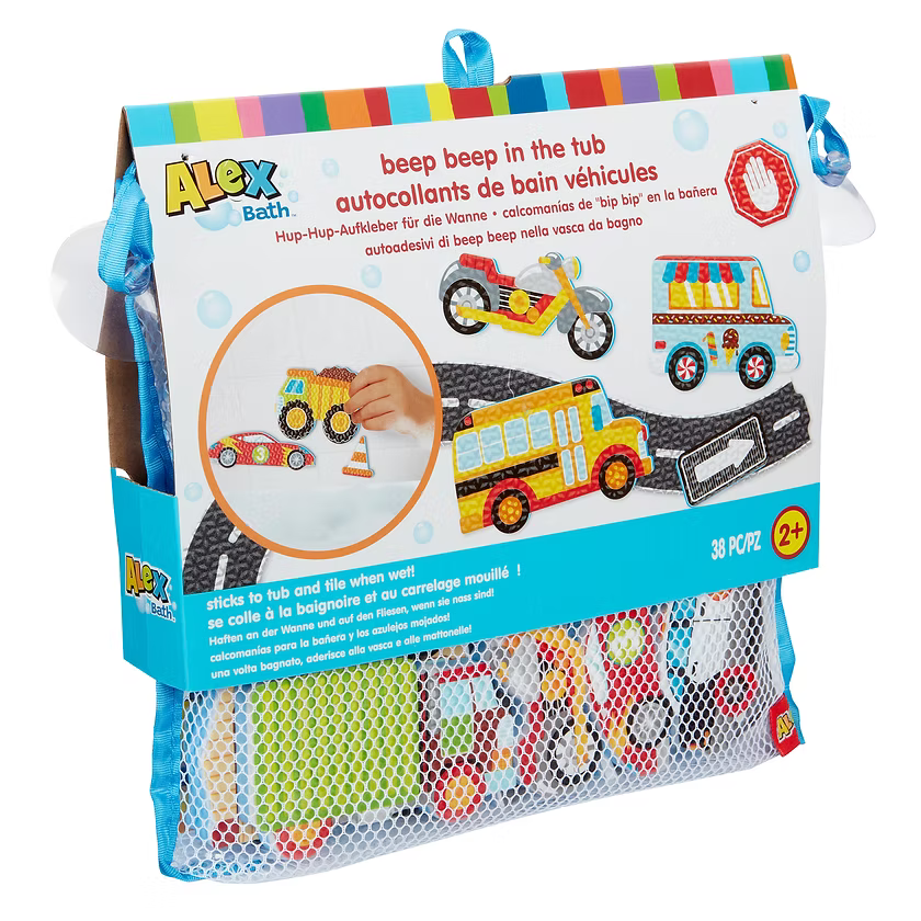 Alex - Bath - Beep Beep Stickers In the Tub Cream - Image 2