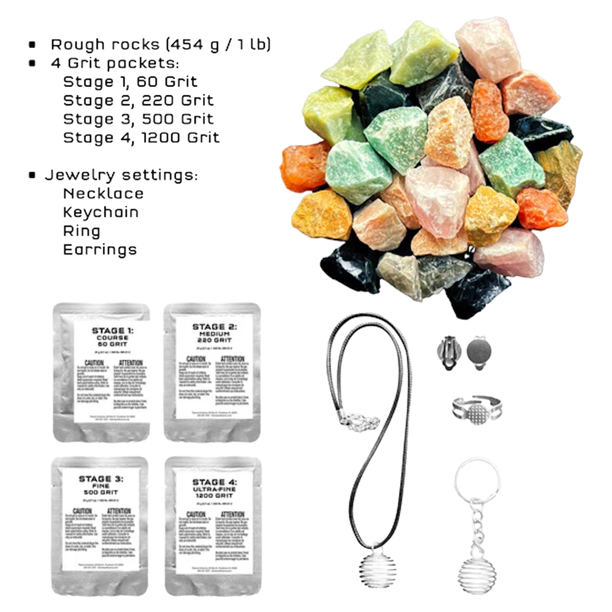 The Thames & Kosmos Rock Tumbler Refill Pack - Image 2
