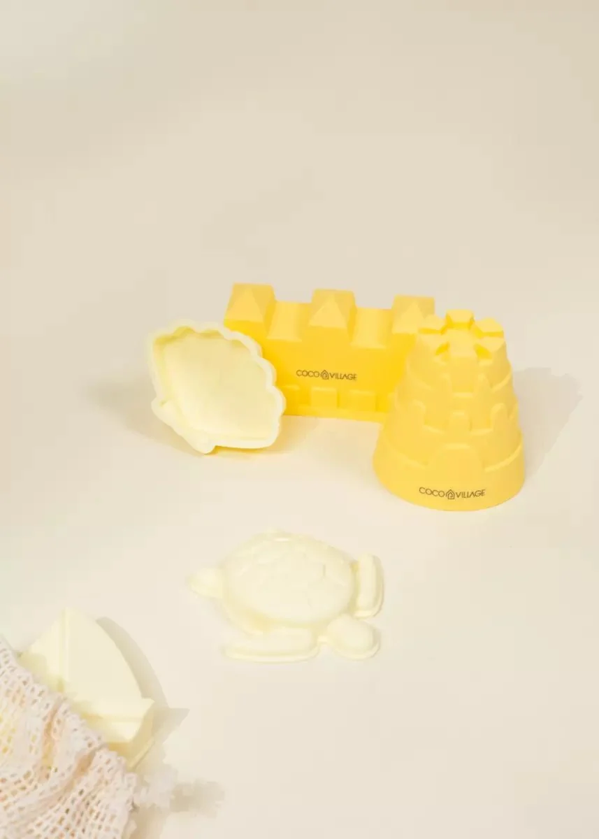 Coco Village Set of 5 Silicone Sand Moulds For The Beach - Ocean Toy - Image 2