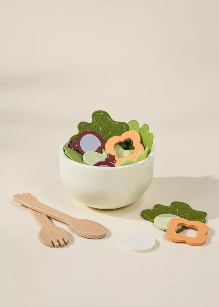 Coco Village Wooden Salad Playset Bowl - Image 2