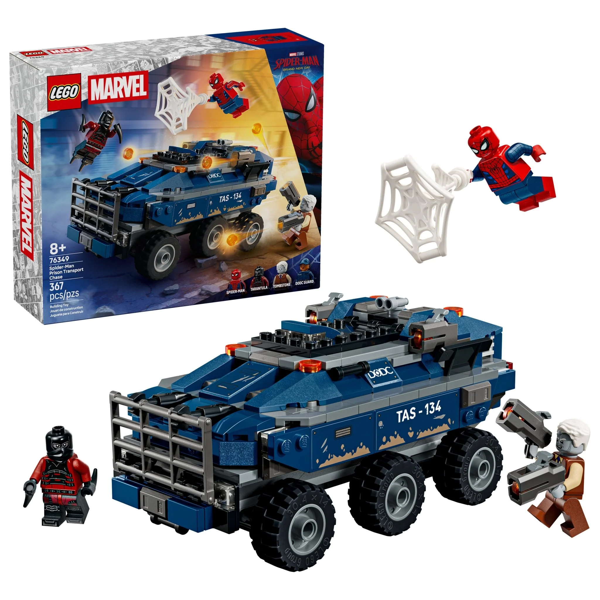 LEGO® Marvel Spider-Man Prison Transport Chase 76349 Toy