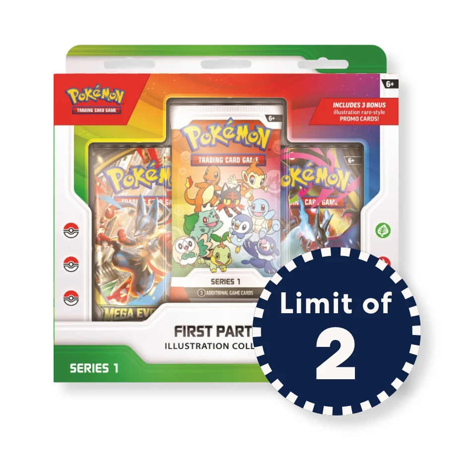 Pokemon Pokémon - First Partner Illustration Collection - Series 1 I Limit 2 per customer Toy