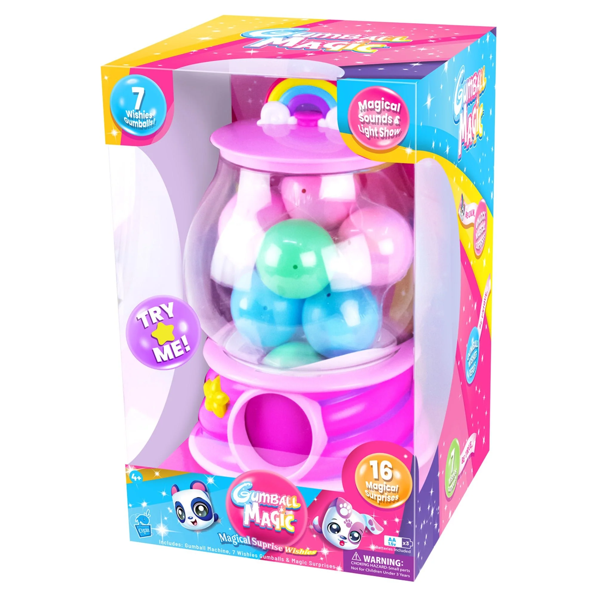 Gumball Magic Machine with 5 Gumballs Toy