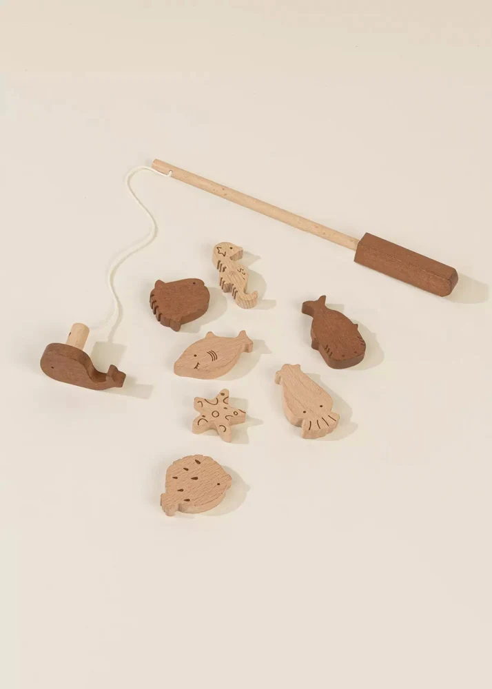 Coco Village Wooden Fishing Game with Bag Puzzle - Image 15
