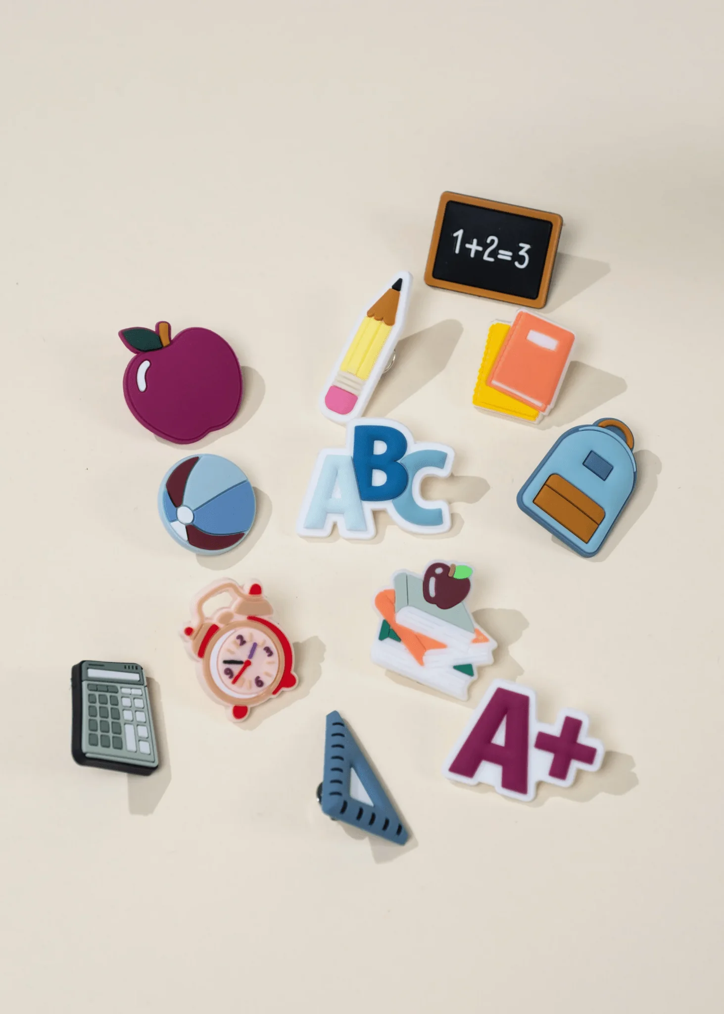 Coco Village Set of 12 Back to School Charms Pin Bag
