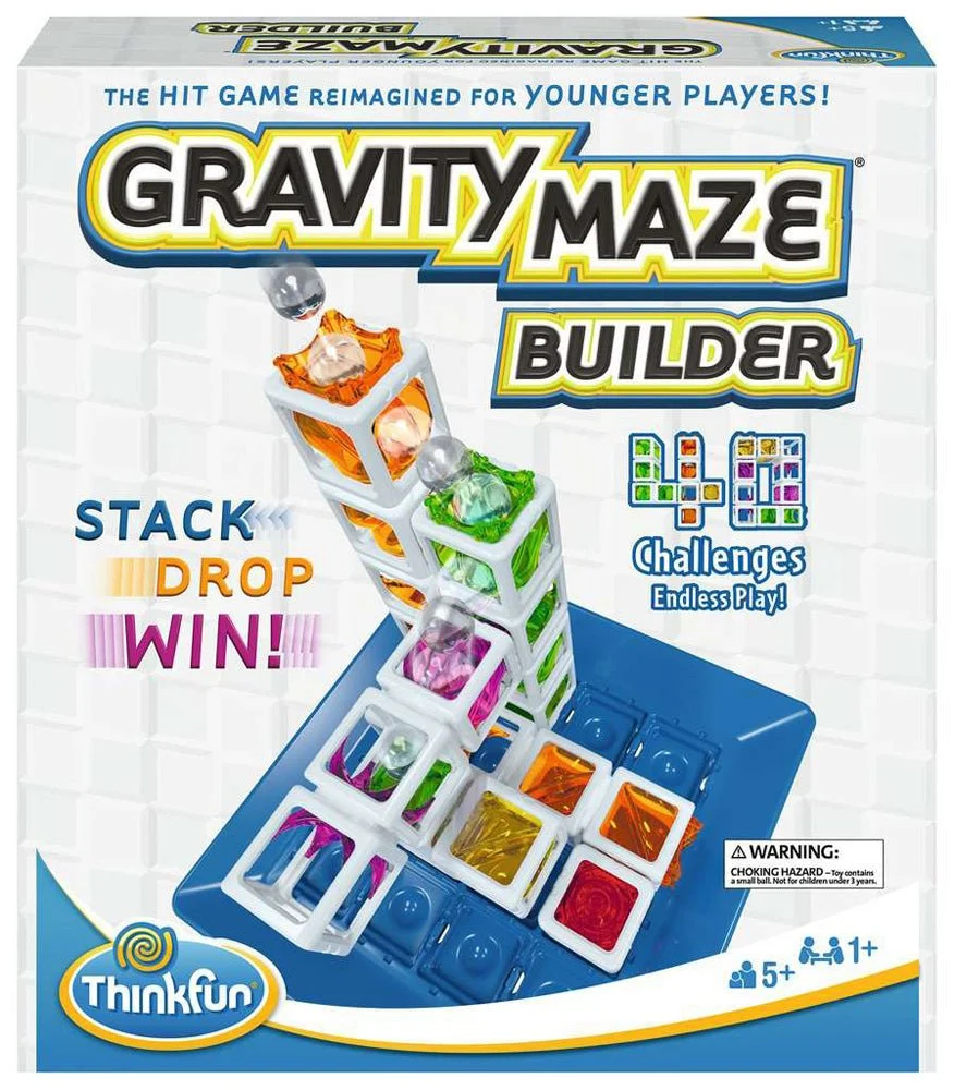 Gravity Maze Builder Puzzle