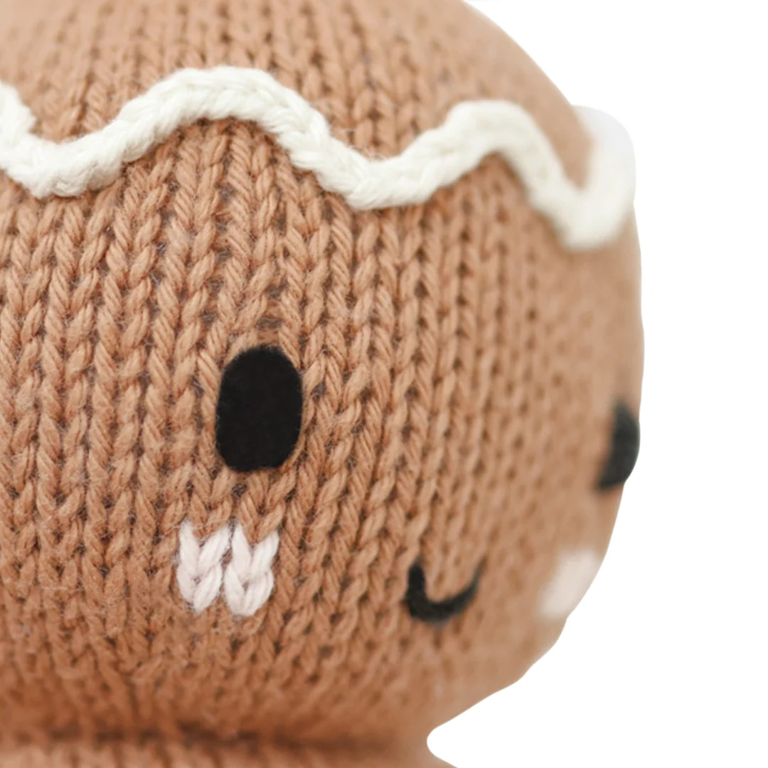 Cuddle + Kind Baby Gingerbread (Icing White) Toy - Image 3