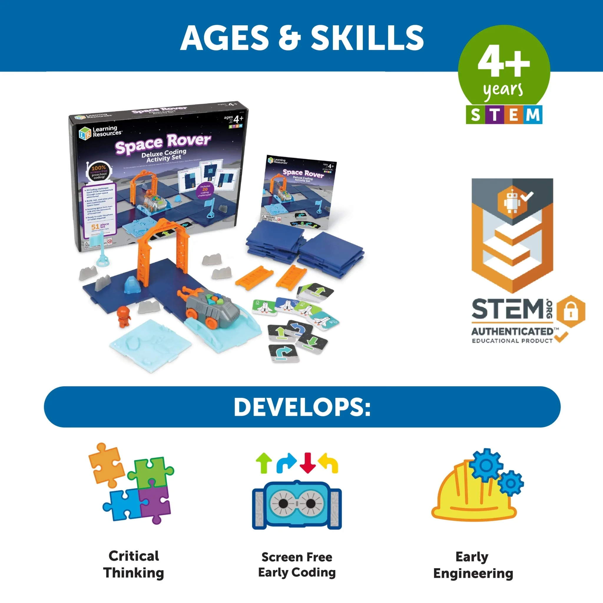 Learning Resources Space Rover Deluxe Coding Activity Set Toy - Image 5