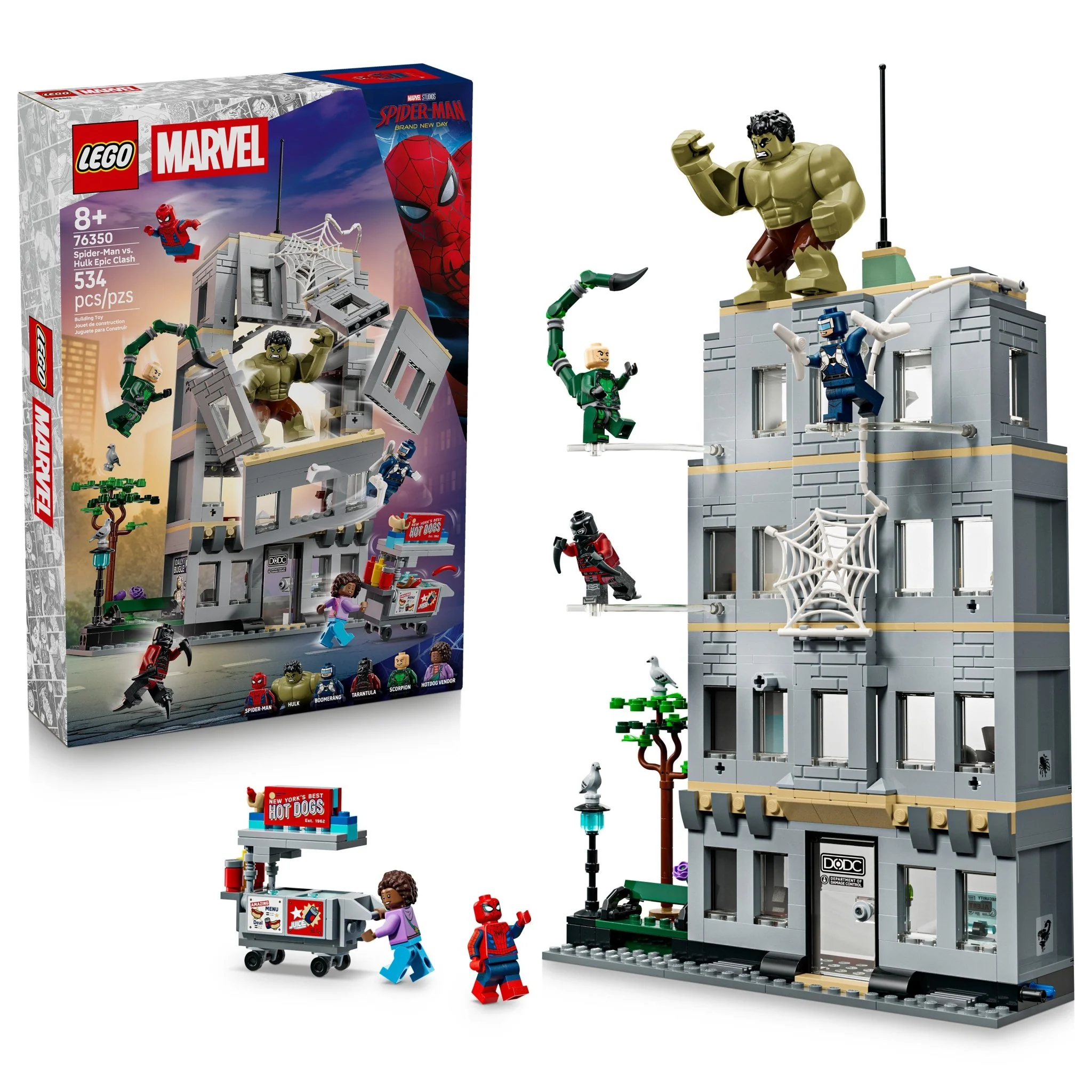 LEGO® Marvel Spider-Man vs. Hulk Epic Clash 76350 Toy