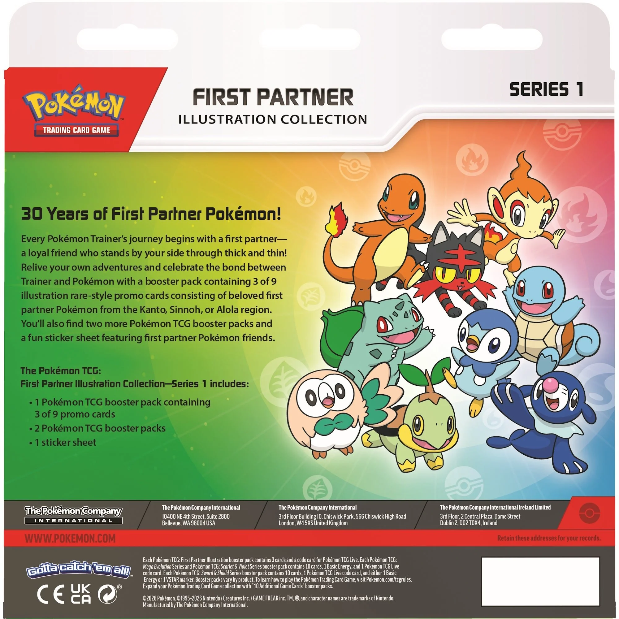 Pokemon Pokémon - First Partner Illustration Collection - Series 1 I Limit 2 per customer Toy - Image 3