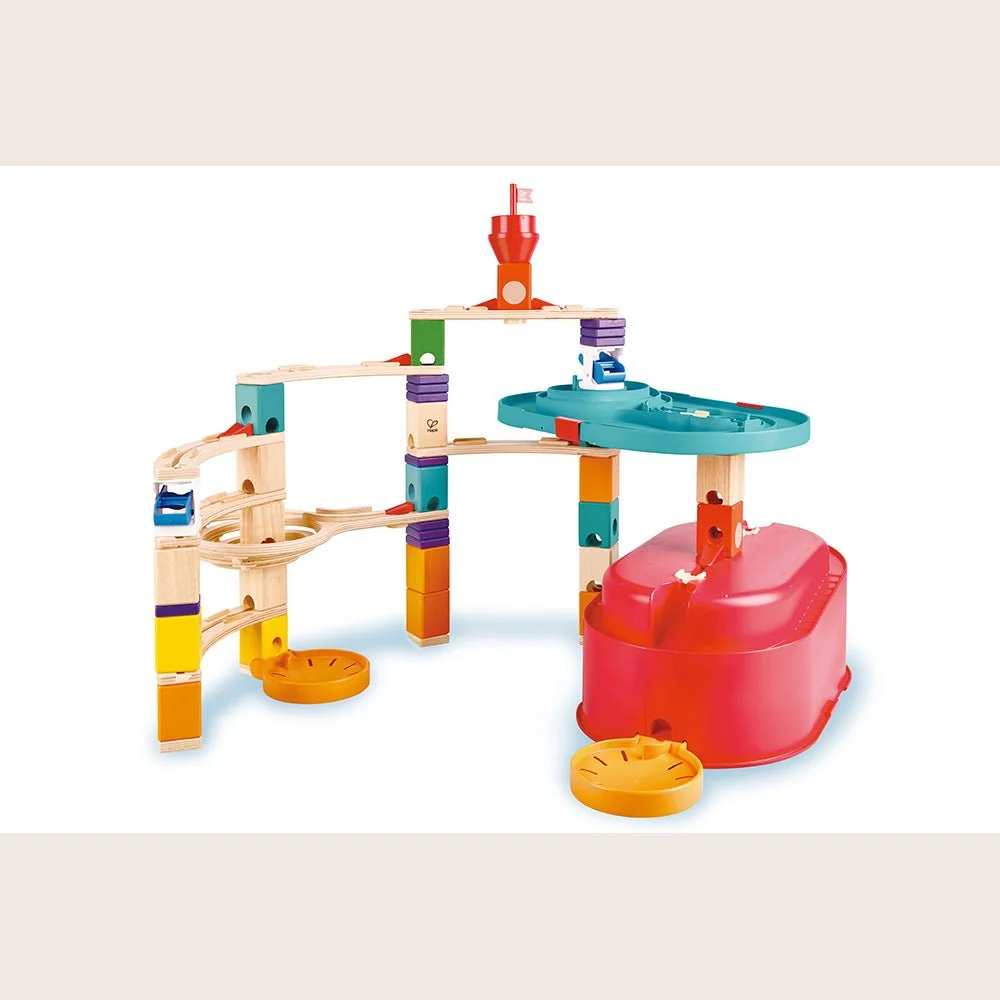 Hape Quadrilla Stack Track Bucket Set Bag - Image 7