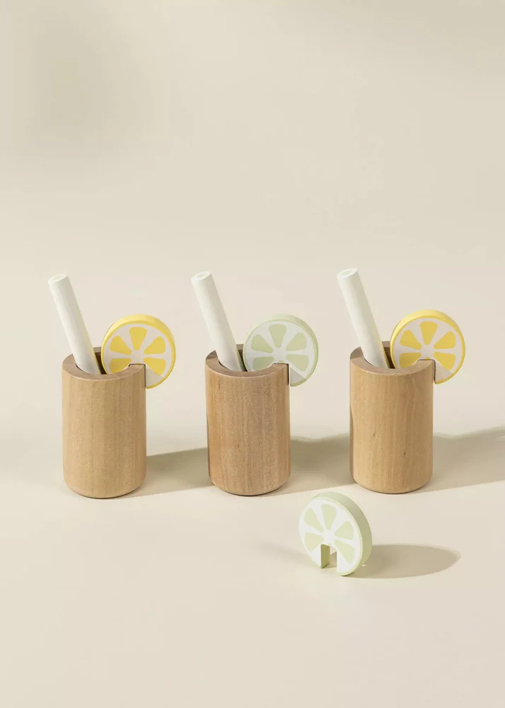 Coco Village Wooden Lemonade Playset and Accessories Glass - Image 7