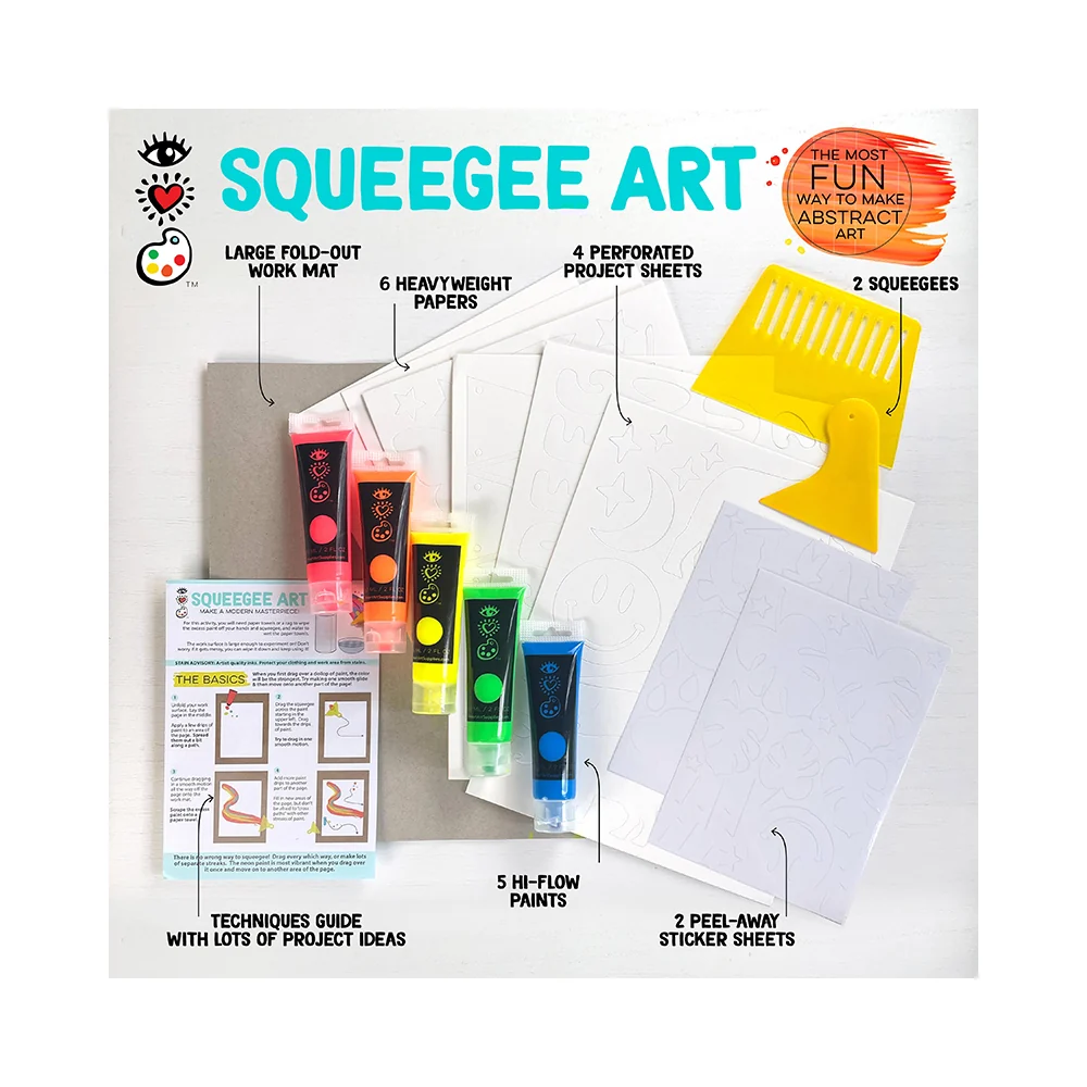 Bright Stripes iHeartArt Squeegee Art Mask - Image 11