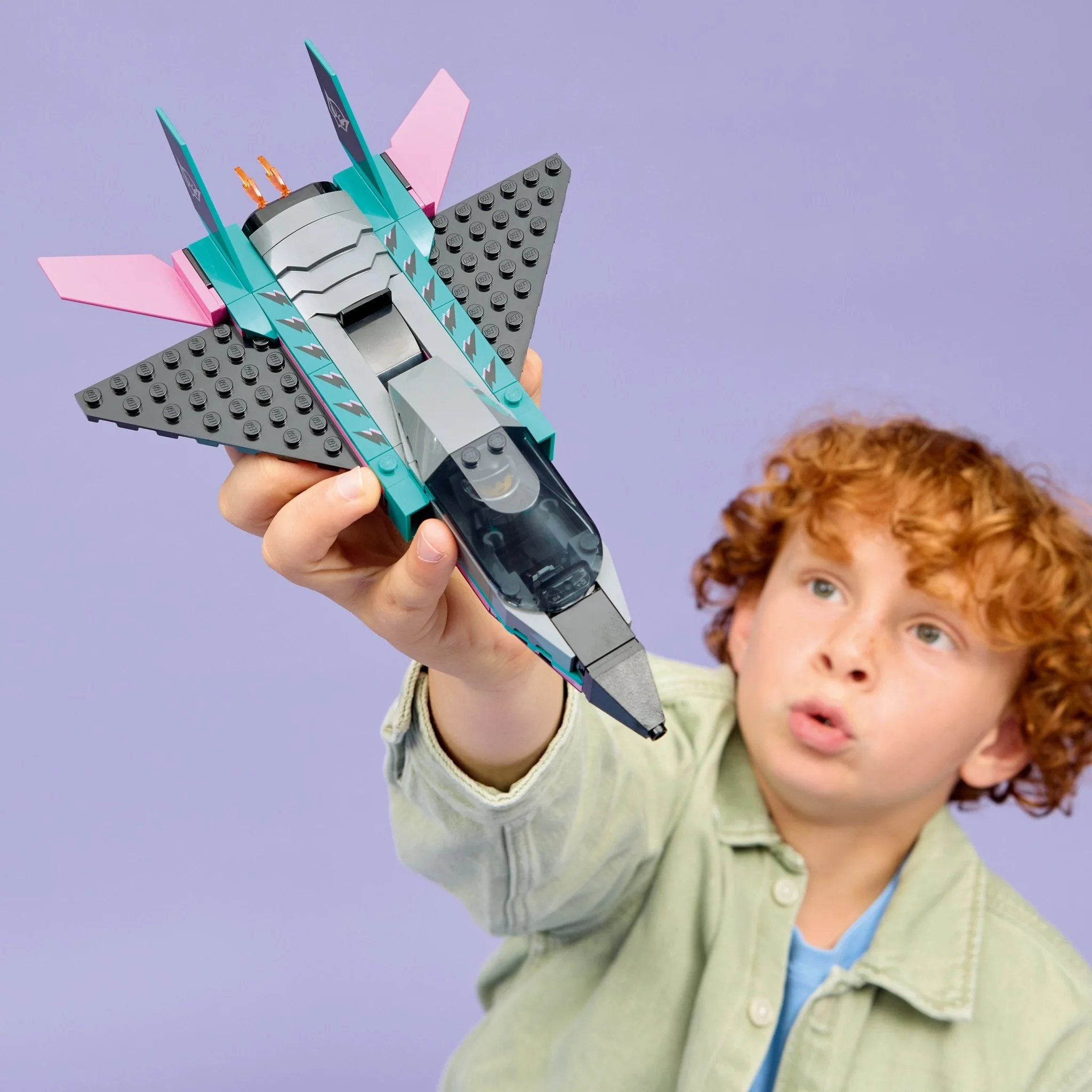 LEGO® City LEGO® Jet vs. Car 60489 Toy - Image 6
