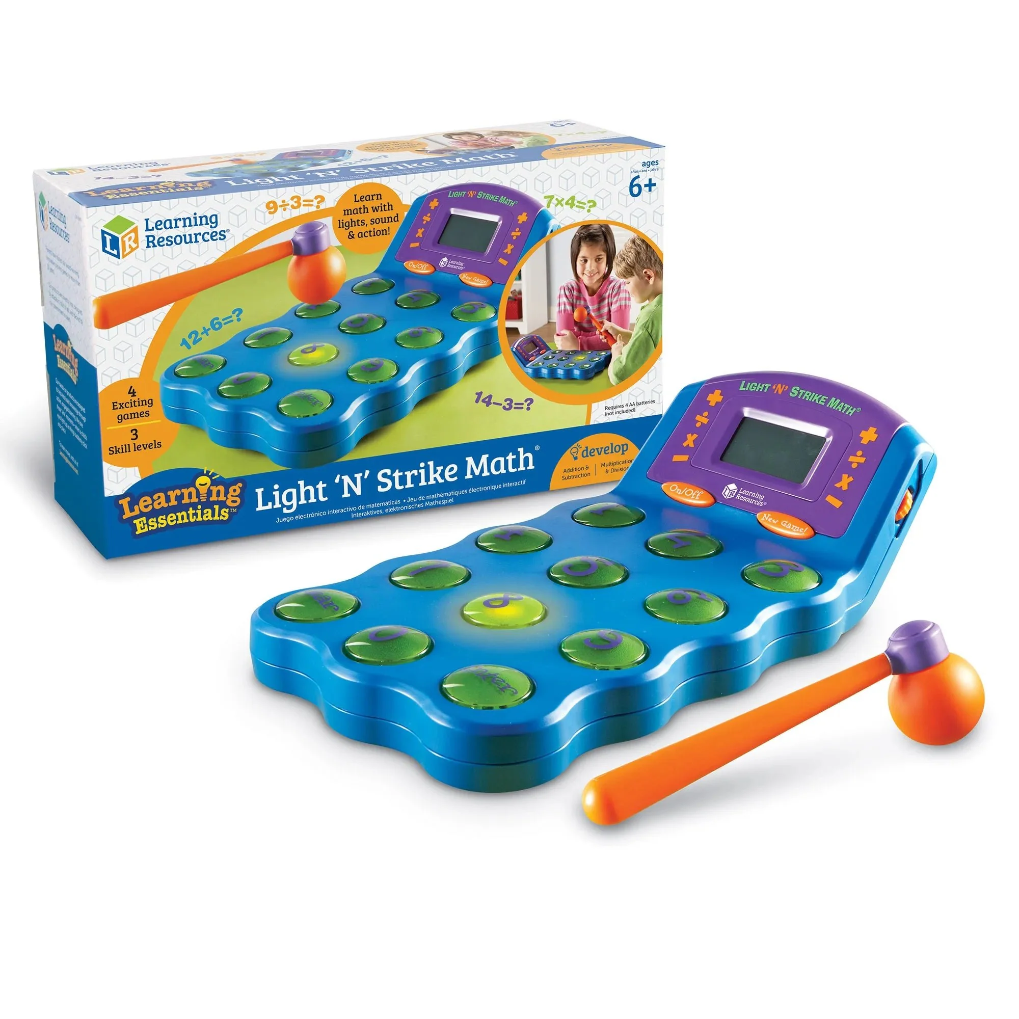 Learning Resources Light 'N' Strike Math® Arcade-Style Math - Image 2