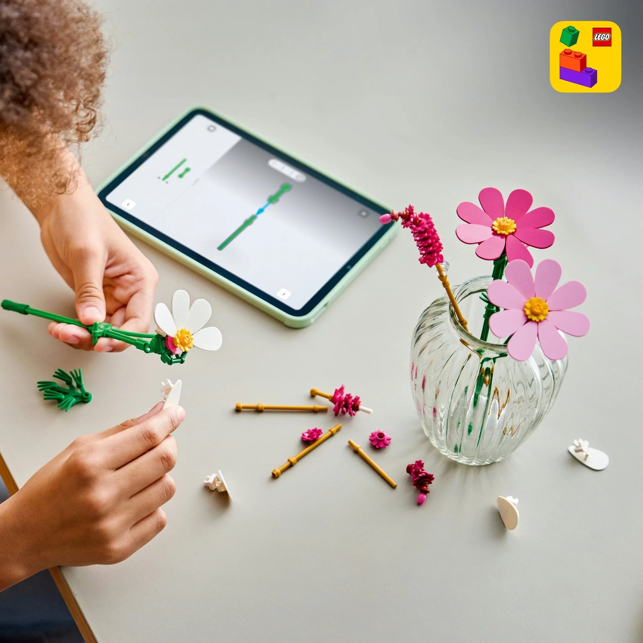 LEGO® Botanicals Cosmos Flowers 11514 Toy - Image 5