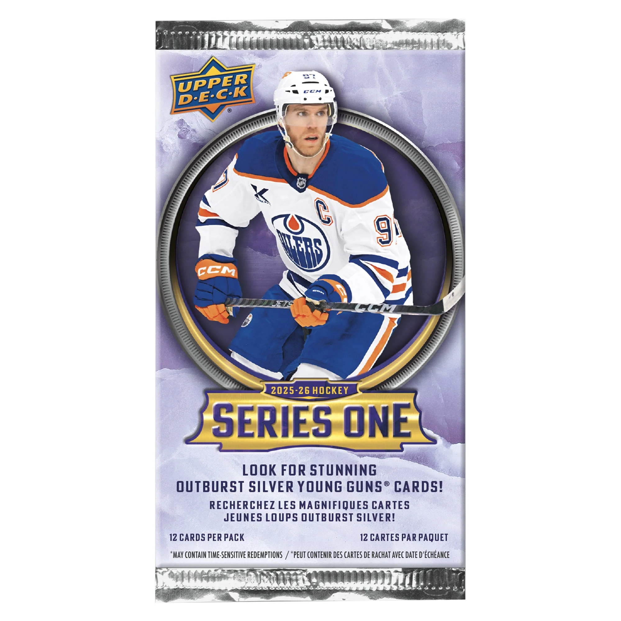 2025-26 Upper Deck Series 1 Hockey Card Pack Toy