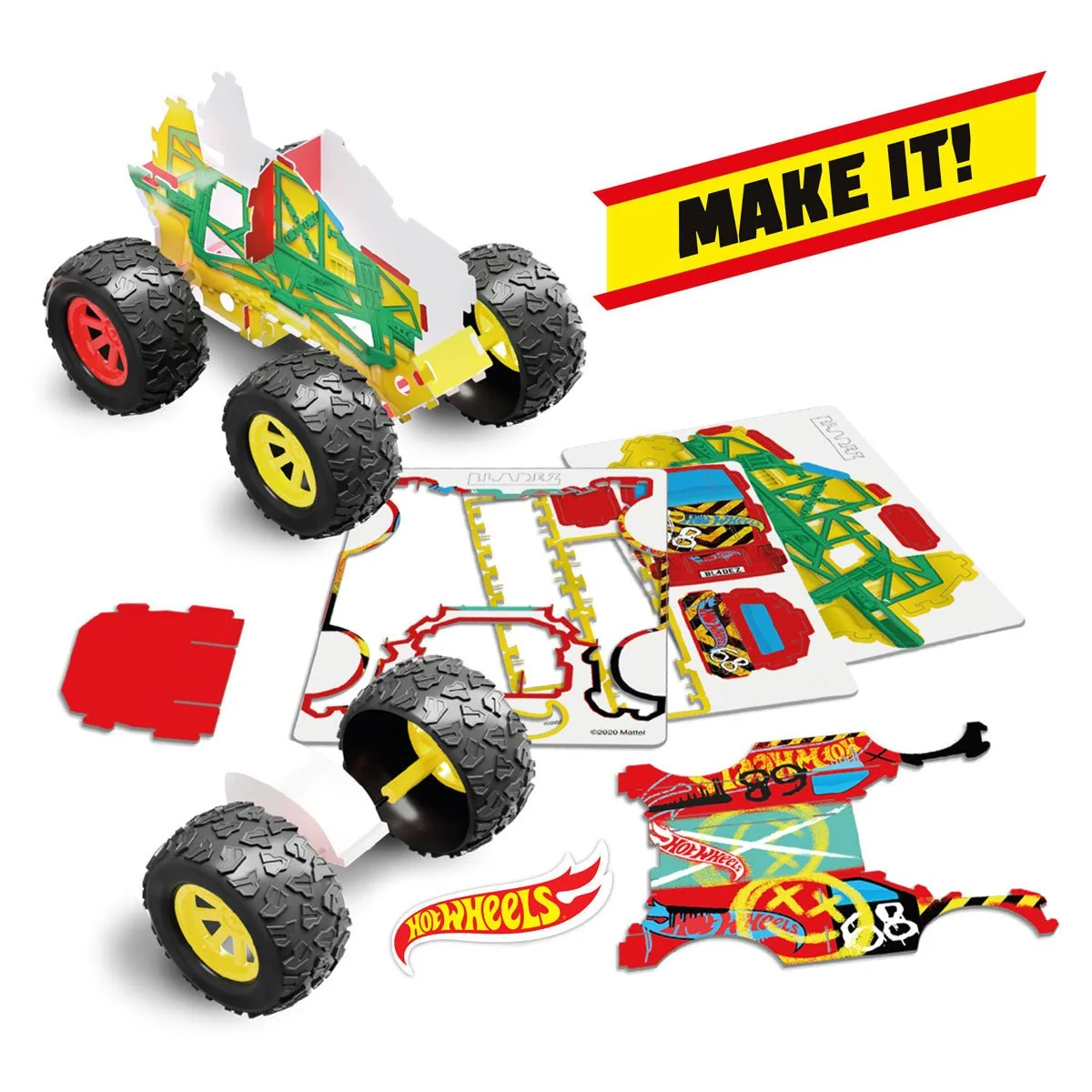 Hot Wheels Monster Trucks Crash Zone Twin Pack Toy - Image 2