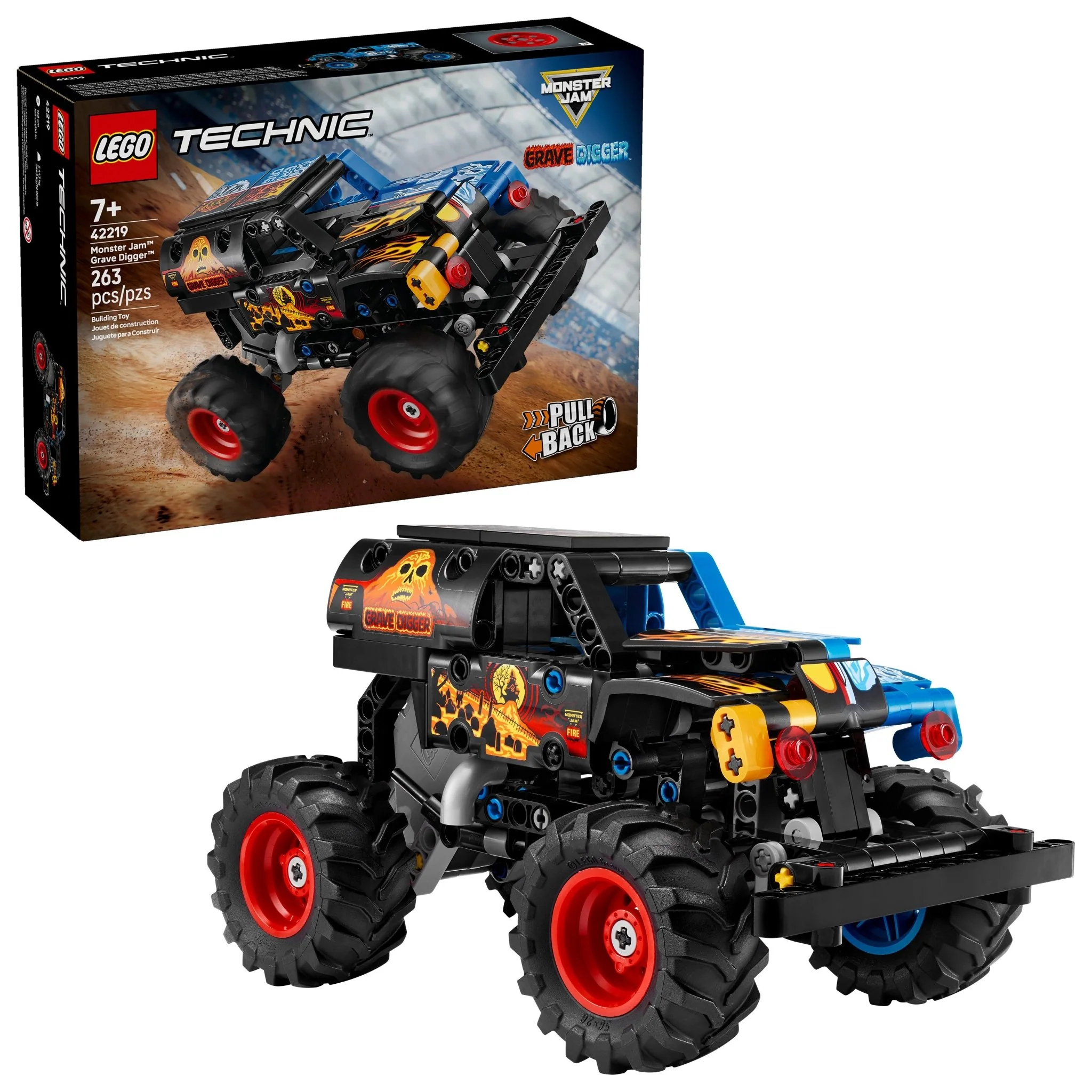 LEGO® Technic LEGO® Monster Jam Grave Digger Fire and Ice 42219 Toy
