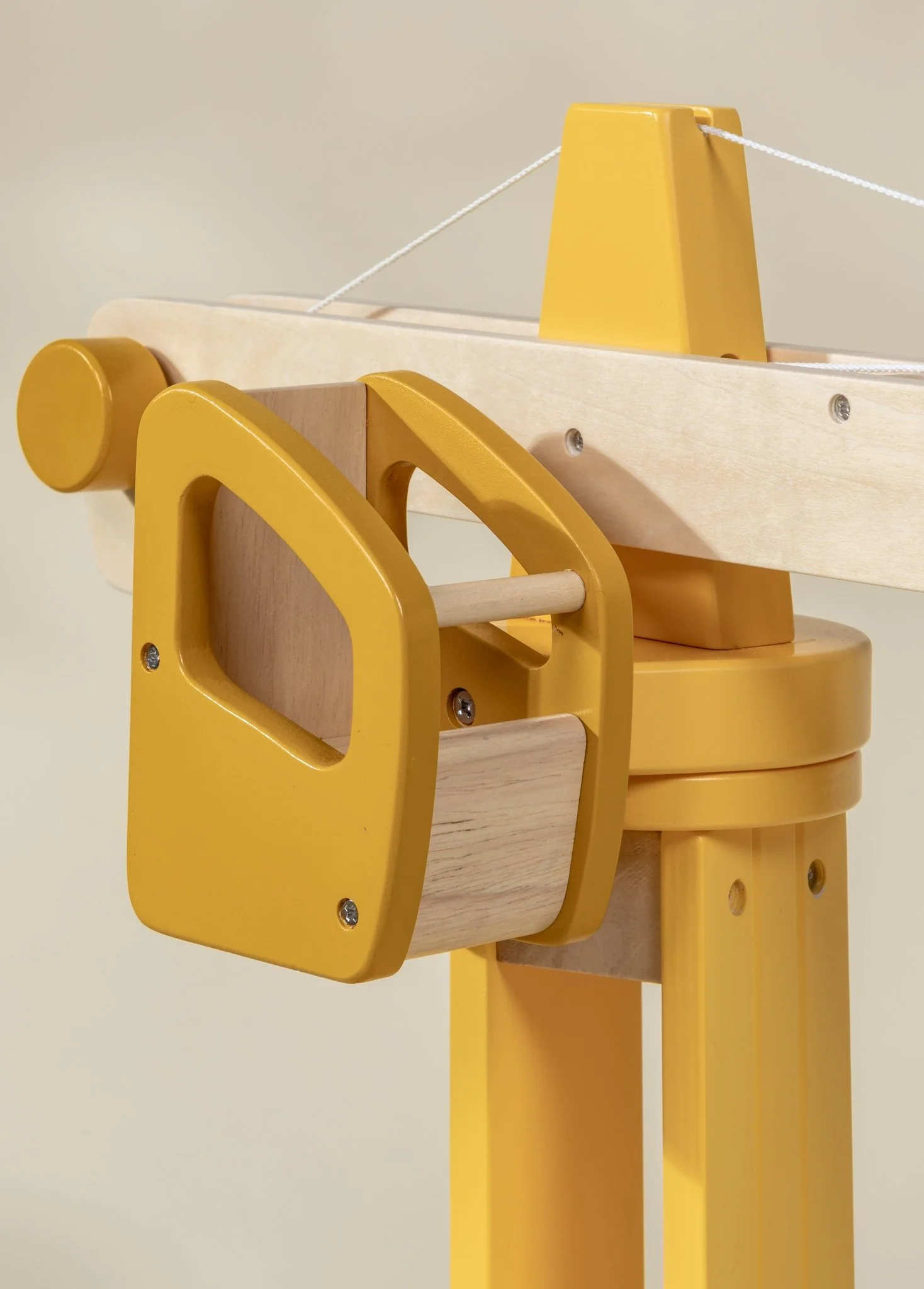 Coco Village Oversized Wooden Construction Crane Toy - Image 4