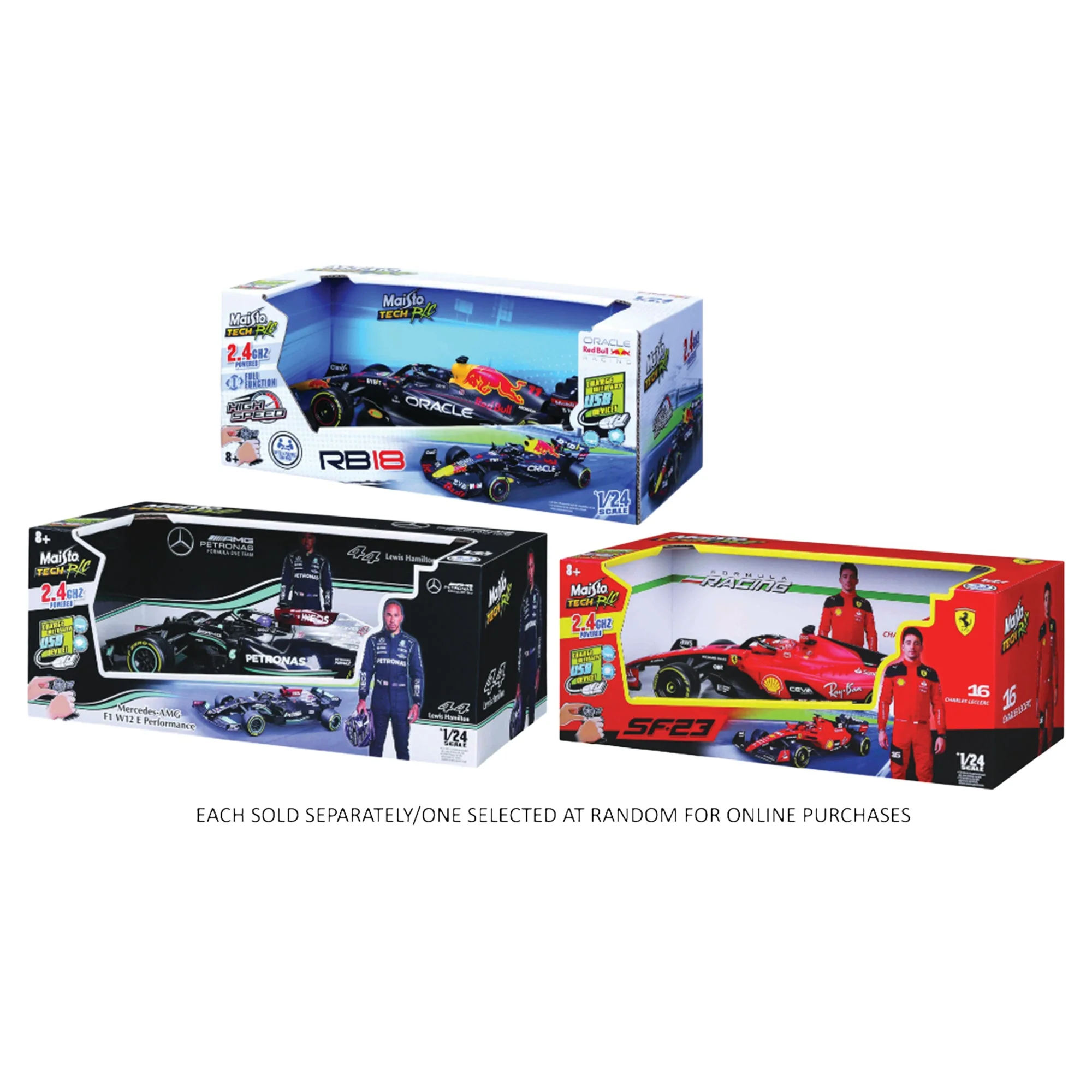 1:24 F1 RC Premium Assorted Toy