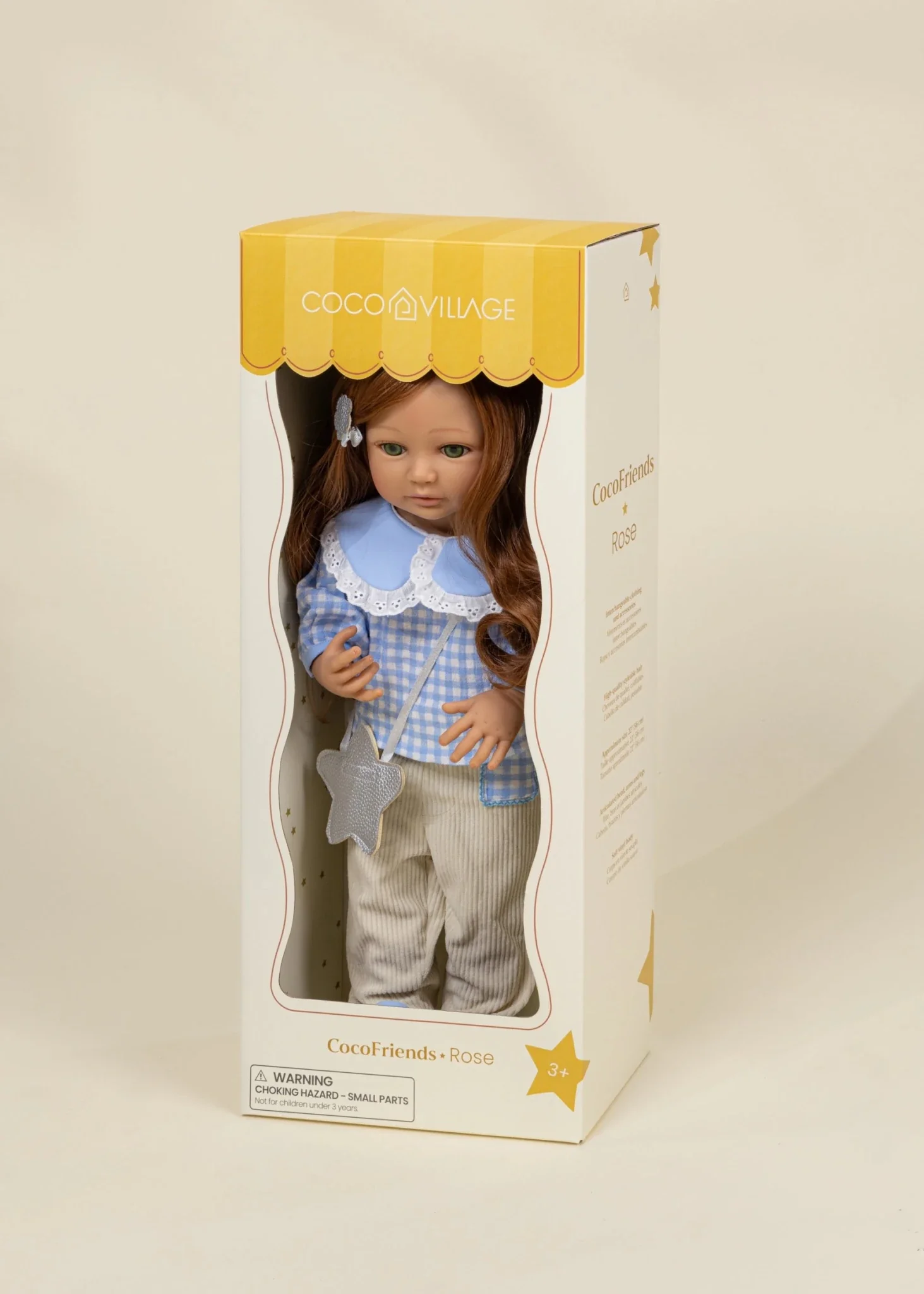 Coco Village Coco Friends Rose – 22" Kids Play Doll Bag - Image 5