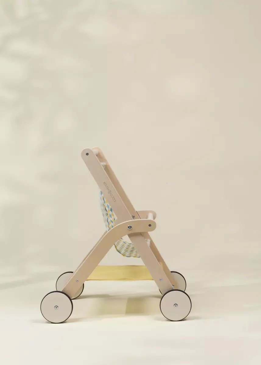 Coco Village Wooden Doll Stroller Basket - Image 4