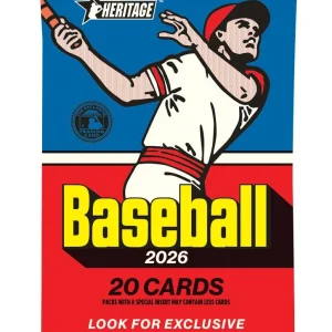 2026 Topps Heritage Baseball Fat Pack Toy