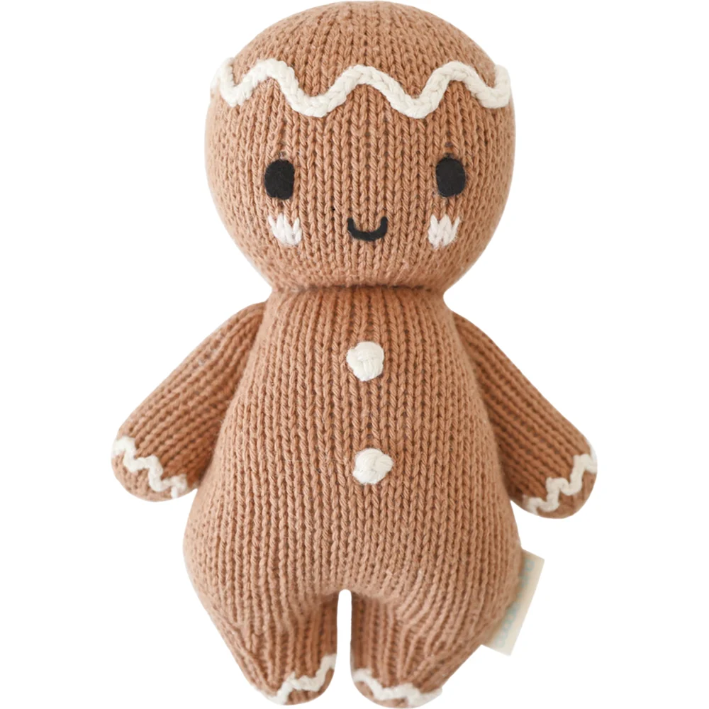 Cuddle + Kind Baby Gingerbread (Icing White) Toy