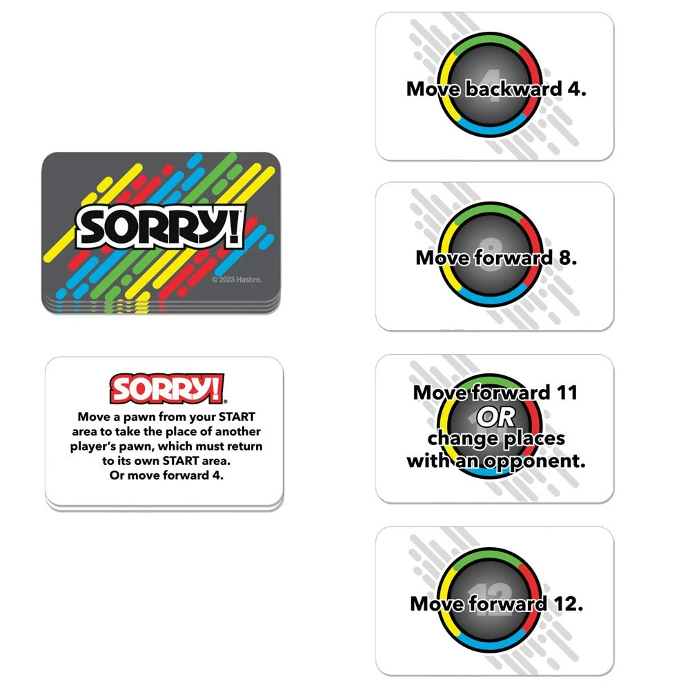 Hasbro Sorry! Grab and Go Game Basket - Image 4