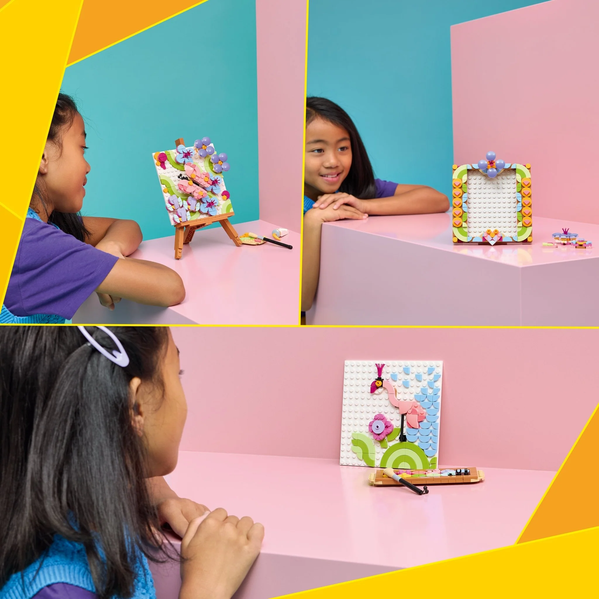 LEGO® Creator 3 in 1 Floral Art Decor Painting 31390 Toy - Image 6