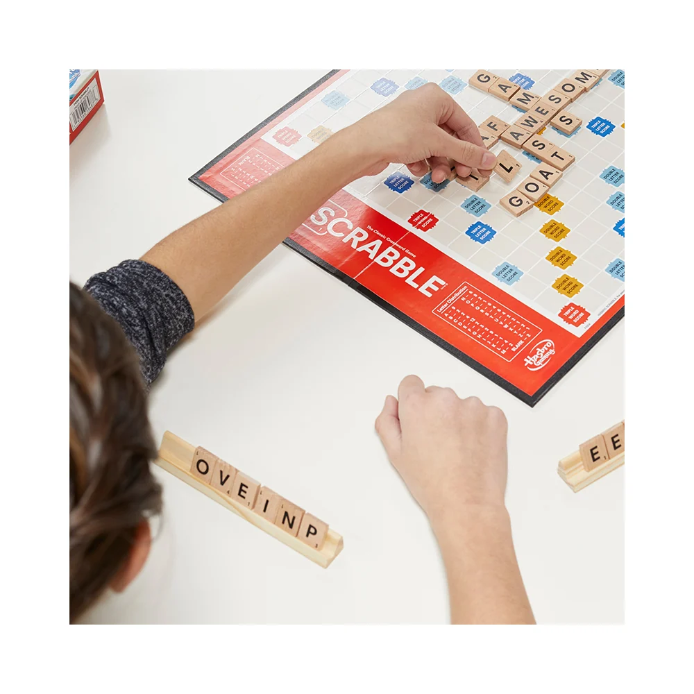 Hasbro Scrabble Classic Board Game Rack - Image 19