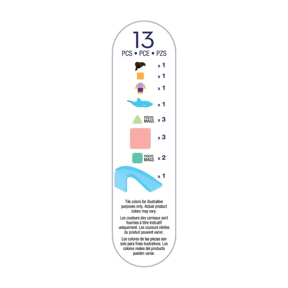 The Original MAGNA-TILES® Dolphin Bay 13-Piece Support - Image 9