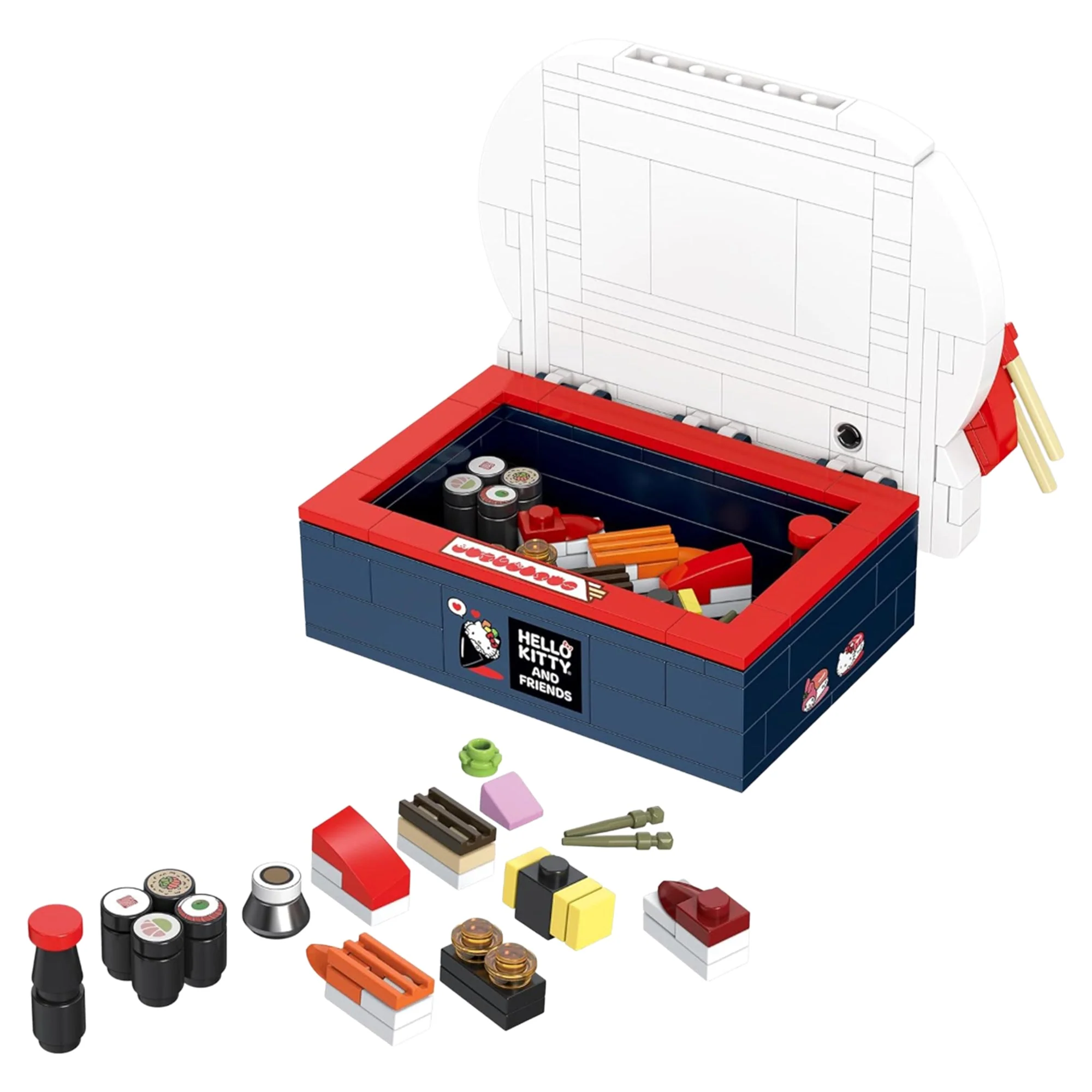 Brick Craft Hello Kitty Bento Box - 191 Pieces Lid - Image 4