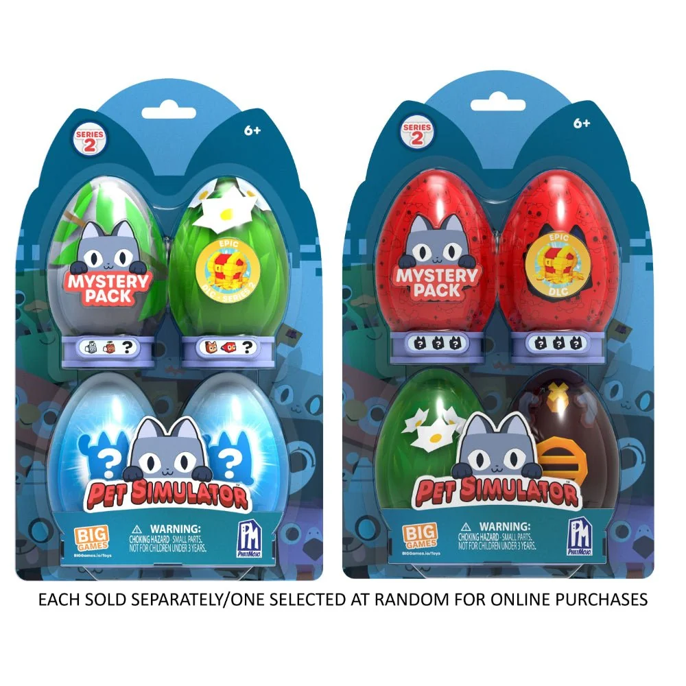 Pet Simulator Mystery Pet 4 Pack Series 2 Toy